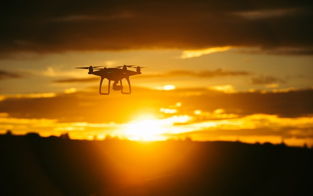 China recibe el año con drones