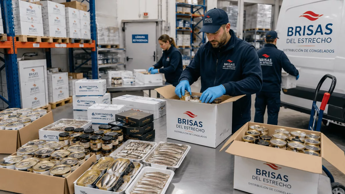 Mayoristas de anchoas en Sevilla: cómo elegir formatos para hostelería y comercio 4 preparacion pedidos anchoas conservas sevilla