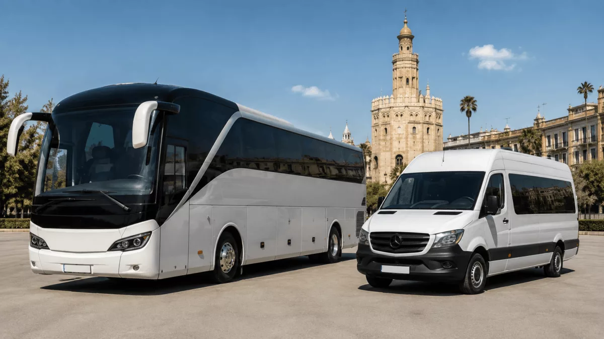 Alquiler de autocares en Sevilla: qué tener en cuenta para organizar un viaje en grupo 2 autocar minibus sevilla grupos