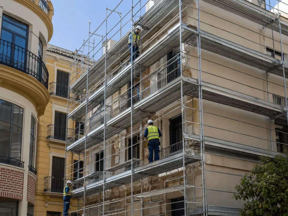 Empresa de alquiler de andamios en Málaga: qué valorar antes de contratar 1 empresa alquiler andamios malaga rehabilitacion
