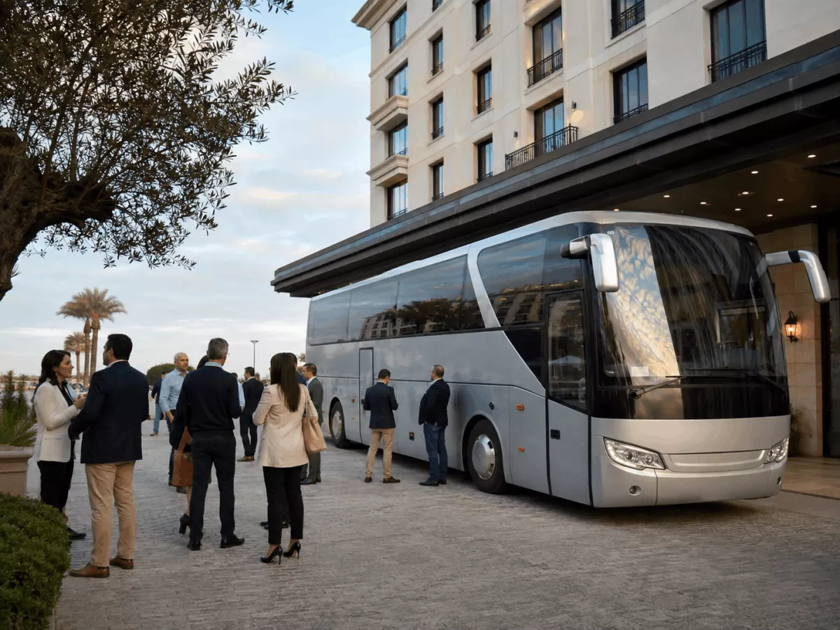 Alquiler de autocares para eventos en Huelva: cómo organizar rutas, asistentes y horarios 6 transporte grupos eventos huelva