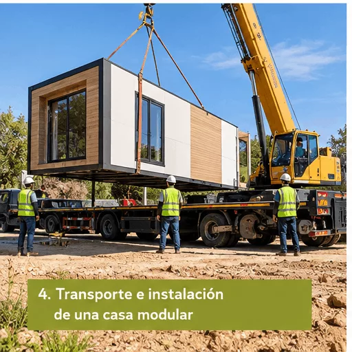 Comprar casas prefabricadas: qué debes saber antes de elegir tu vivienda en Sevilla 4 transporte instalacion casa modular