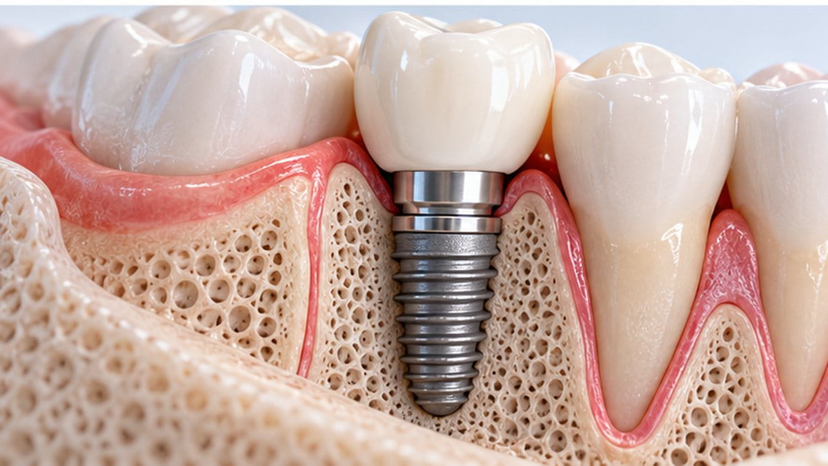 Implantología en Sevilla: cómo recuperar los dientes perdidos y qué hacer cuando falta hueso 2 02 implante dental hueso maxilar 1