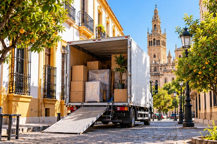 Empresa de mudanzas en Sevilla: 7 aspectos que debes comprobar antes de contratar 4 amado miguel camion mudanzas sevilla 1