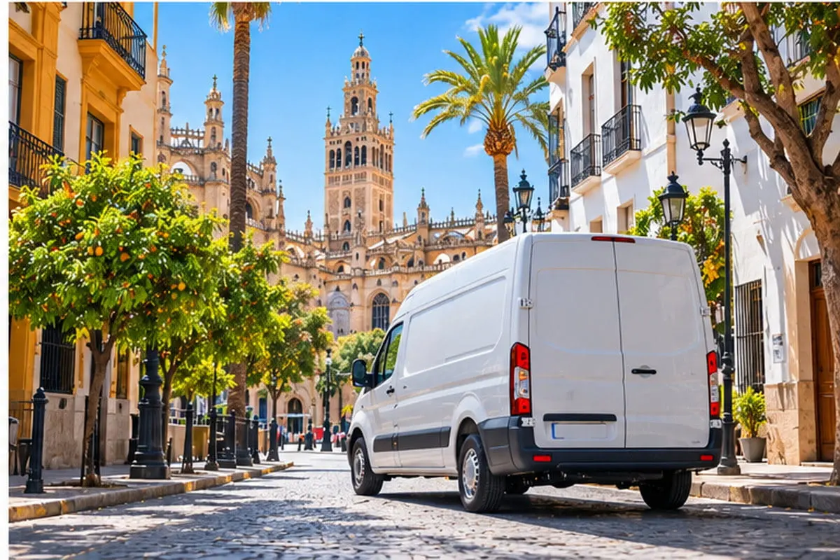 Alquiler furgonetas por horas: cómo organizar un porte rápido en Sevilla sin perder tiempo 3 rentalvan furgoneta sevilla transporte 1