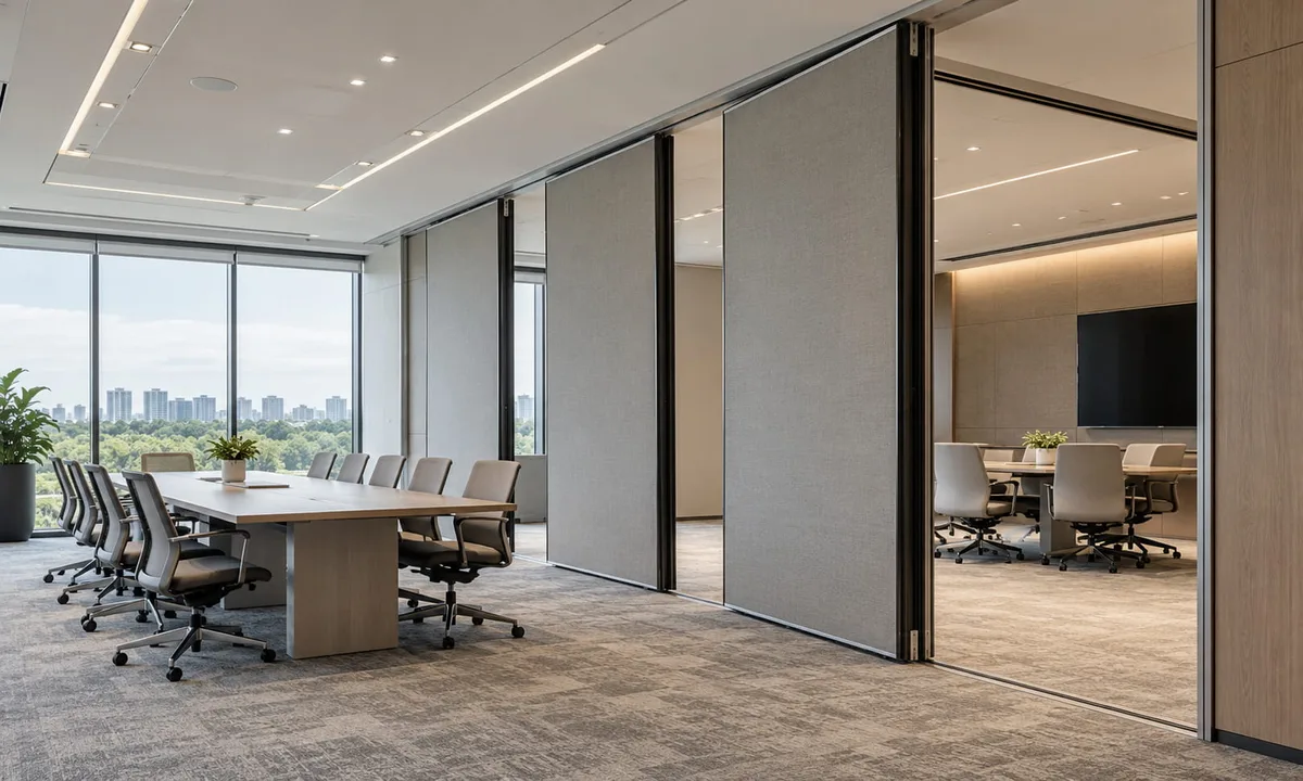 Divisiones modulares en Sevilla: cómo transformar oficinas en espacios flexibles y funcionales 2 tabiques moviles acusticos oficinas